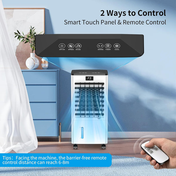 EUHOMY Climatiseur Mobile 4-en-1 7000 BTU — Silencieux 48dB