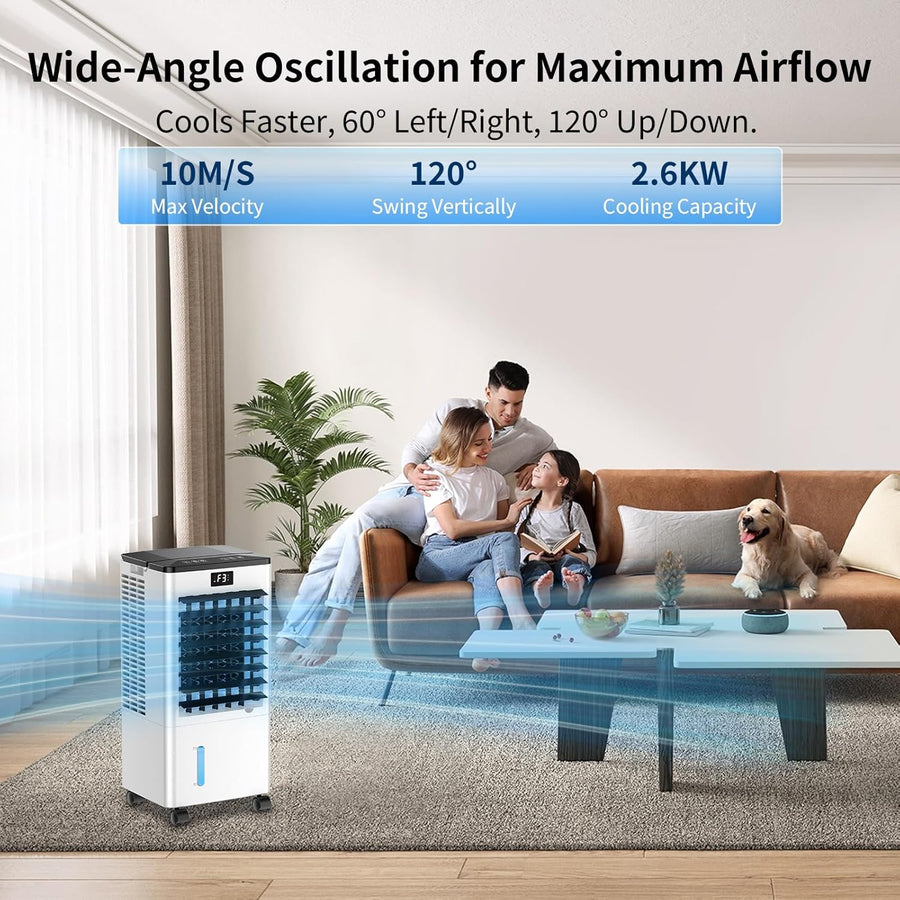 EUHOMY Climatiseur Mobile 4-en-1 7000 BTU — Silencieux 48dB