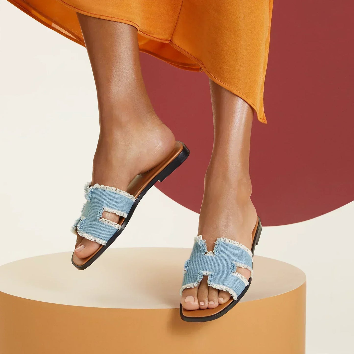 Sandales Oran - Bleu clair